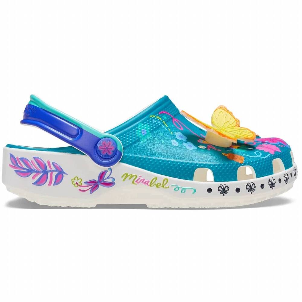 NEW CROCS girl's classic clog in encanto mirabel